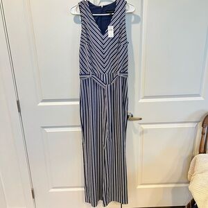 MWT Banana Republic Striped Sleeveless Jumpsuit